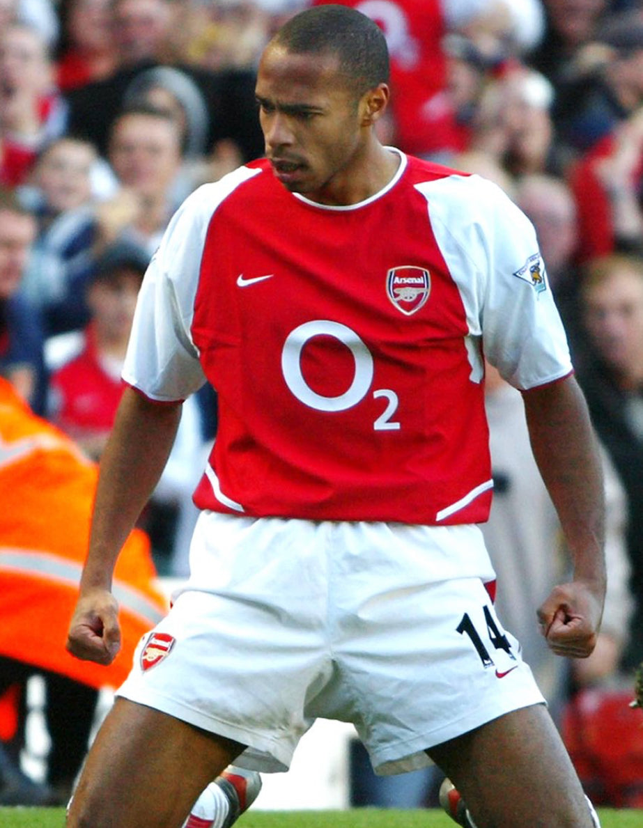 [THIERRY HENRY] ARSENAL 02/03 RETRO DOM