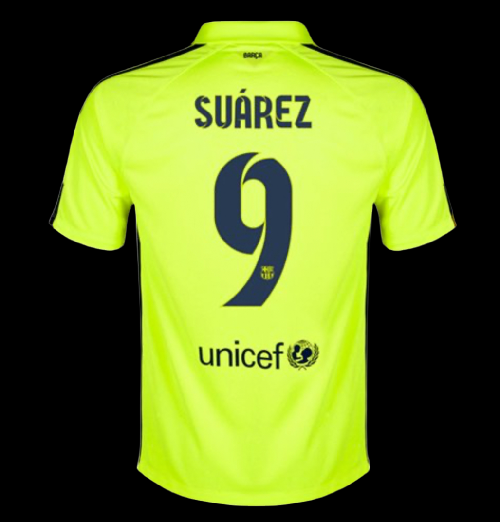 [SUÁREZ] BARCELONE 14/15 RETRO EXT