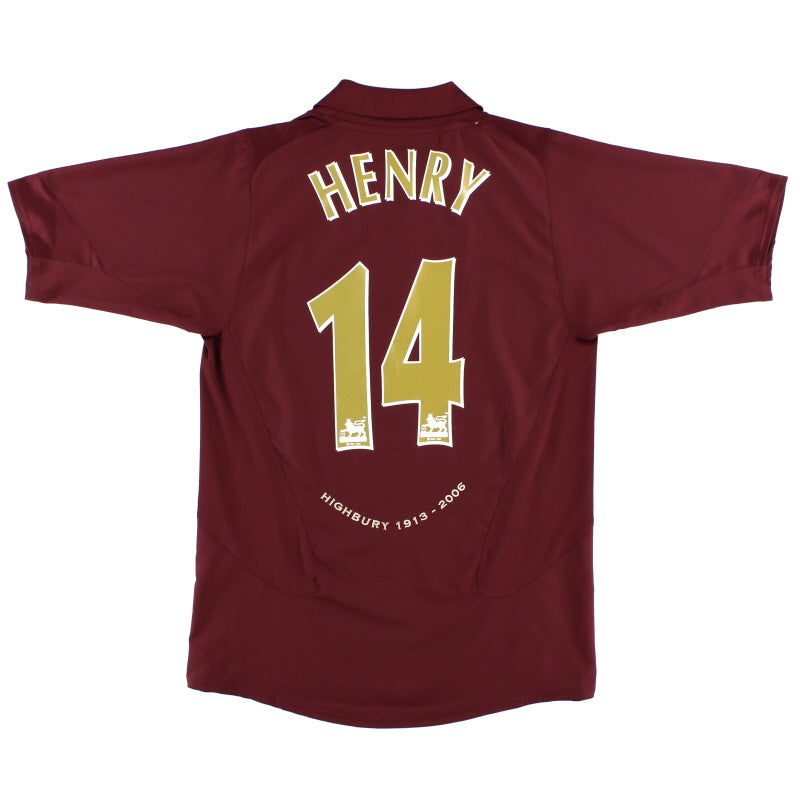 [THIERRY HENRY] ARSENAL 05/06 RETRO EXT